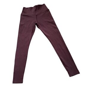 American Giant Power Leggings In Maroon Women's 
Size 6